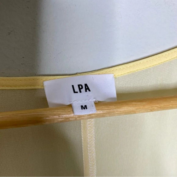 🌟NEW Revolve LPA The Label Yellow Pink Maxi Wrap Dress 530 in Ombre Size Medium - Picture 5 of 12